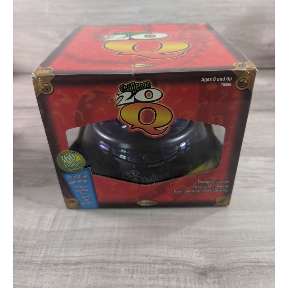Radica Challenge 20 Q Electronic Game 360 Floating Display ( Open Box )